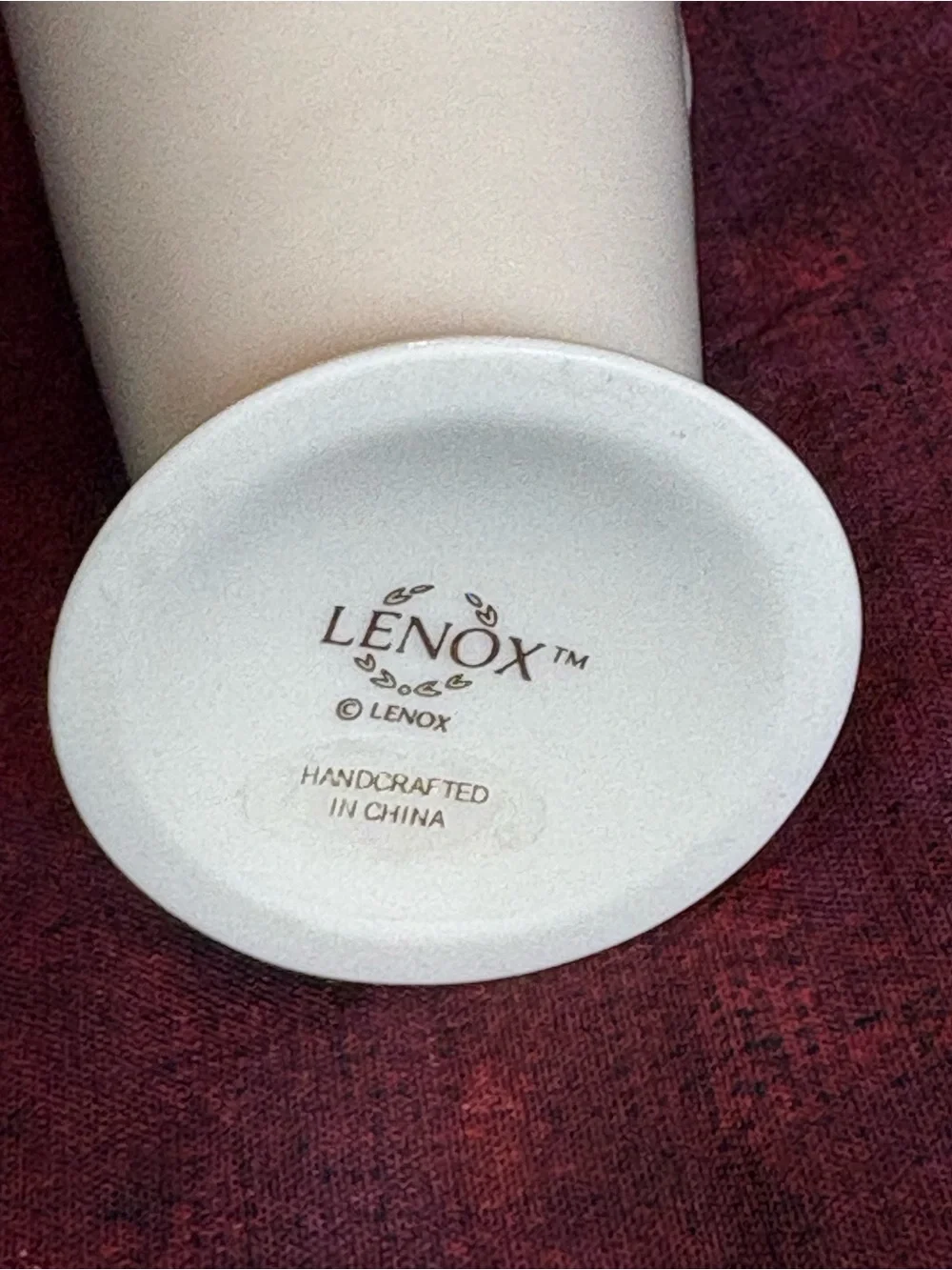 Lenox Rose Bloom Ivory Porcelain Bud Vase with 3D Design & Gold Trim Home Decor